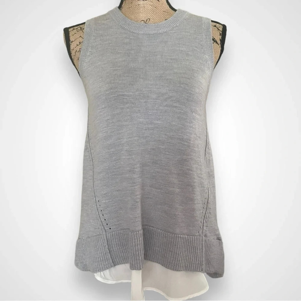 ATHLETA Women's Merino Wool Itinerary Sleeveless Sweater Tank Size XS‎ | EUC